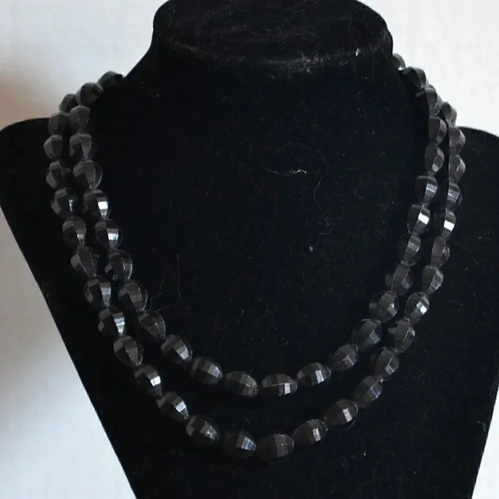 Vtg Two Strand  Costume Necklace